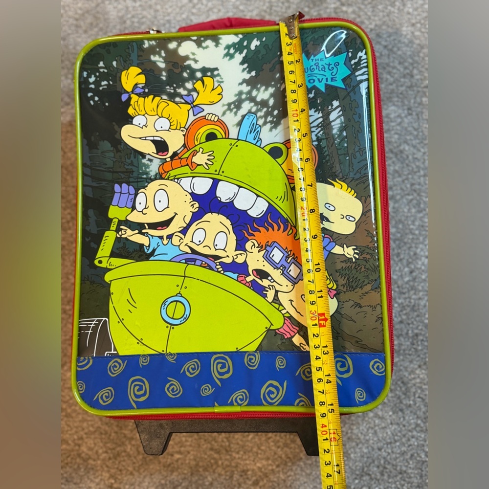Vintage 1998 Rugrats Movie Kids Rolling Suitcase | Rare Nickelodeon Luggage | - Picture 2 of 8